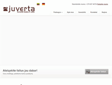 Tablet Screenshot of juverta.lt